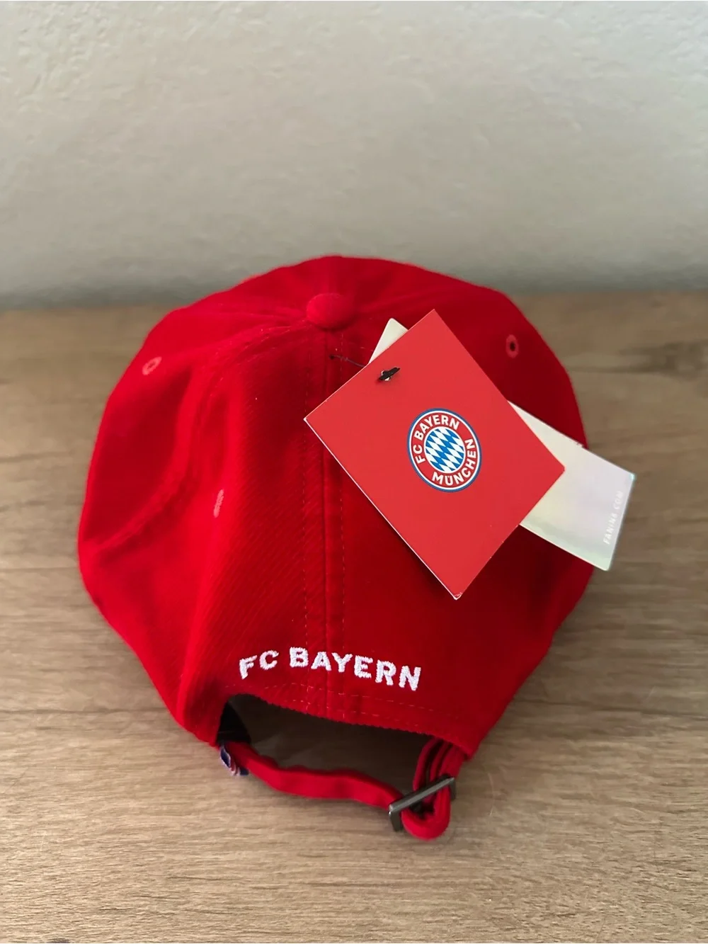 FC Bayern Munchen Red corduroy hat adjustable
